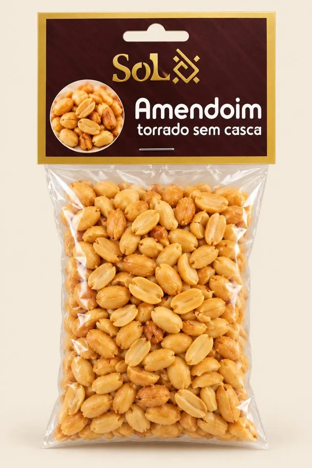 Saquinho SOL Amendoim Torrado sem Casca