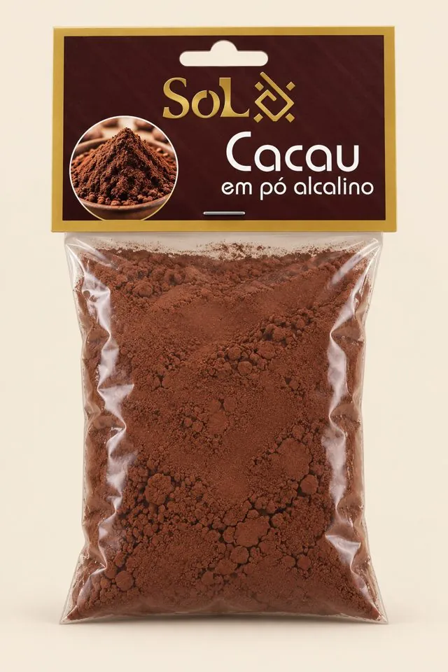 Saquinho SOL Cacau em Pó Alcalino