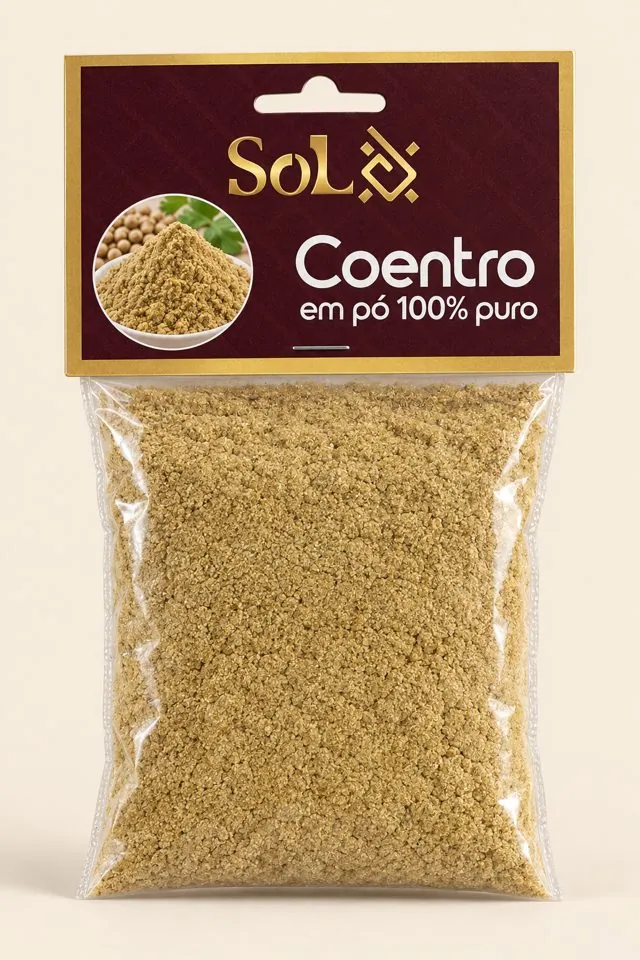 Saquinho SOL Coentro em Pó 100% Puro