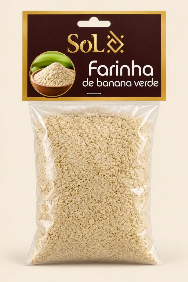 Saquinho SOL Farinha de Banana Verde