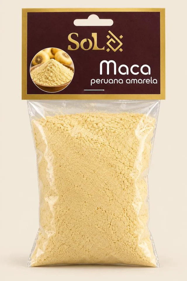 Saquinho SOL Maca Peruana Amarela