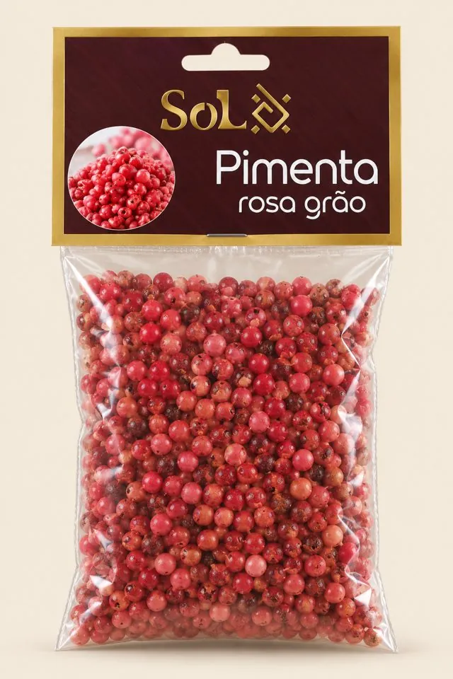 Saquinho SOL Pimenta Rosa Grão