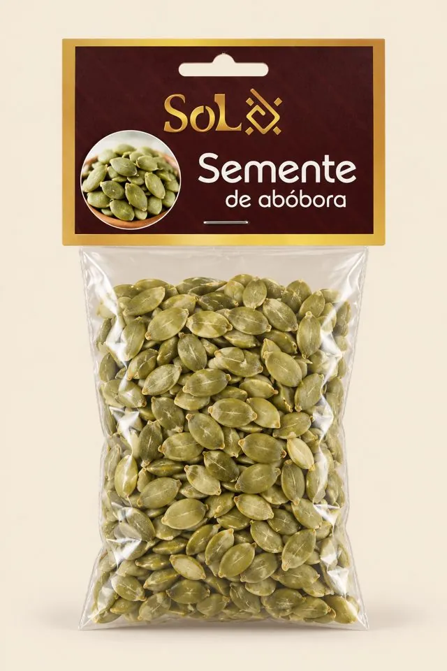 Saquinho SOL Semente de Abóbora